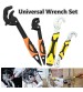 Multifunctional Universal Quick Snap Grip Adjustable Wrench Spanner Tools Kit