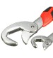 2PC Adjustable Quick Snap N Grip Spanner Universal Wrench Set