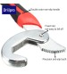 2PC Adjustable Quick Snap N Grip Spanner Universal Wrench Set