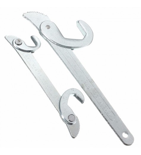 2pcs 9-32mm Multi-function Adjustable Universal Quick Snap Grip Tool Spanner