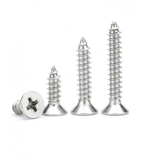 Stainless steel self tapping screw cross 304 100 pcs